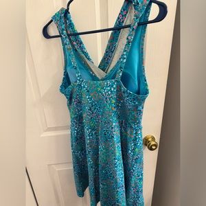 Lands End high quality swim dresses worn a few times maybe 3, Size 14